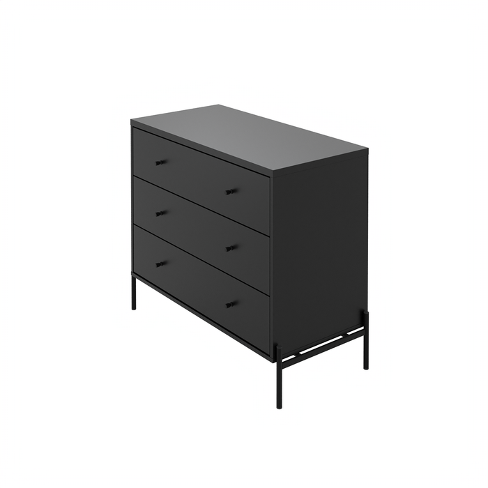 JASPER CHEST OF DRAWERS BLACK PROV