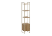 VOSS SHELF UNIT 1 DOOR OAK/CHAMPAGNE PROV