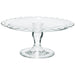 PATISSERIE CAKE STAND 26.5CM TRANS NATAL CUT GLASS
