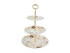 MW KIMONO 3 TIERED CKE STND 16/20/27.5X37CM WHT GB MICH
