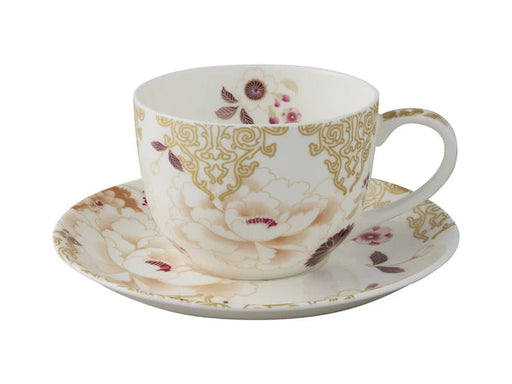 MW KIMONO CUP & SAUCER 300ML WHITE GB MICH