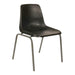 POLYSHELL CHAIR 450H (ADULT) PLASTIC BLACK WALTONS STATIONERY