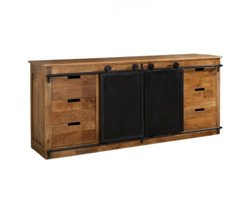 PRESTON WOOD AND METAL SIDEBOARD FOUR