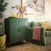 SUGAR CUBE CABINET - DARK OLIVE POPS