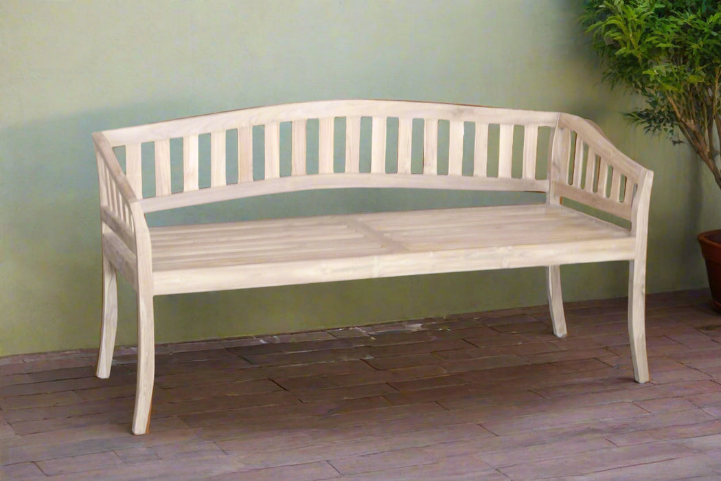 RAINBOW BENCH NATURAL TEAK MEDL