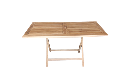 RECTANGULAR FOLDING TABLE NATURAL TEAK MEDLEY HALLMARK