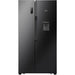 AEG 566L SBS FRIDGE BLACK VCM