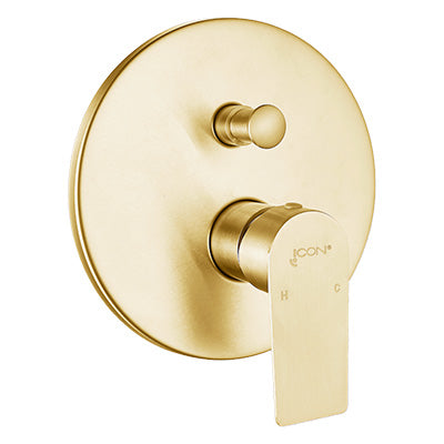 SAGITTARIUS CONC DIVERTOR SHOWER MIXER GOLD SPLASHWORKS