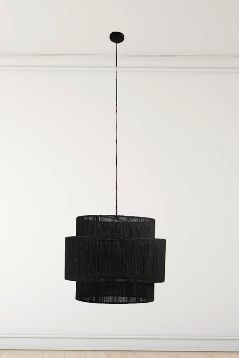 SAMOA PENDANT BLACK NOLDEN BROTHERS WOODEN