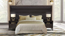 3PCE SAVANNAH BEDROOM SUITE DRIFTWOOD+GLITERATTI STORM LINE