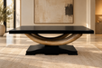 SAVUKA COFFEE TABLE DARK WALNUT SOLID TOP LINE
