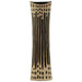 ZUKA FLAIR VASE 40CM TRANS NATAL CUT GLASS