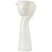 FACE VASE 40CM TRANS NATAL CUT GLASS