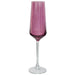 LUXE DUSTY PINK FLUTE 260ML TRAN