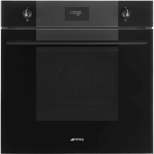 SMEG 60CM LINEA THERMO-VENTILATED OVEN BLACK