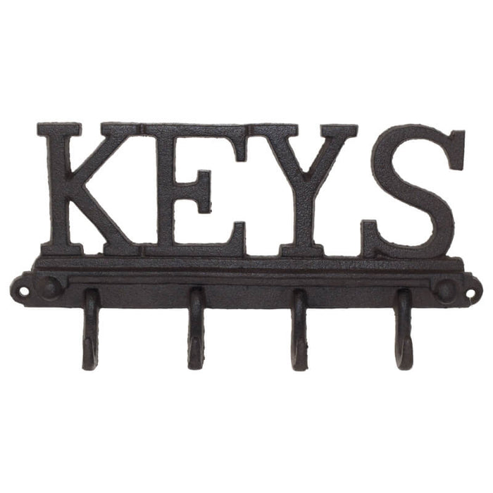 KEYS 4 WALL HOOK 14X27CM TRAN