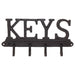 KEYS 4 WALL HOOK 14X27CM TRAN