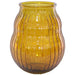 DARK AMBER BOTTICELLI VASE 36CM