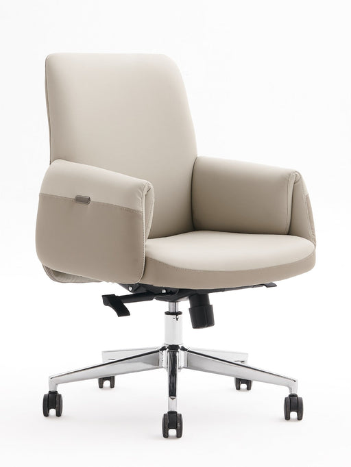 SP-1102B MEDIUM BACK CHAIR (BROWN/BEIGE-130KG) STELLAR LIMITED