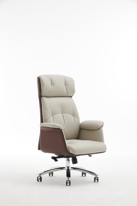 SP-401A HIGHBACK CHAIR (BROWN/BEIGE-120KG)