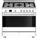 SMEG 90CM CONCERT GAS/ELECTRIC COOKER WHITE SMEG