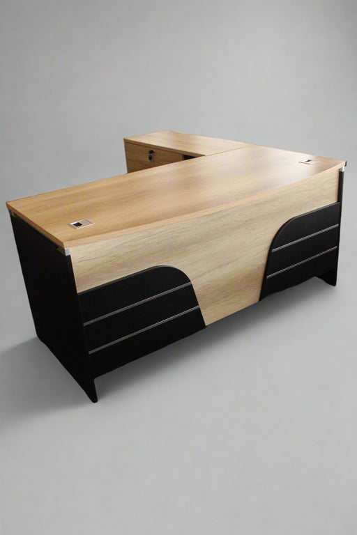 STL-0101-16 EXECUTIVE DESK (OAKBLACK) 77BZ33