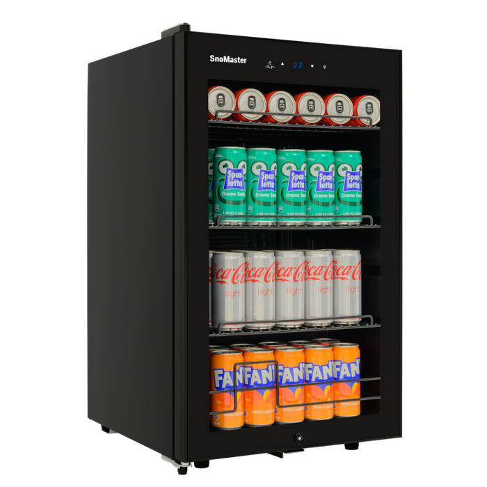 SNOMASTER 68L COUNTER-TOP BEVERAGE COOLER - BLACK SNOW