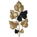 BLACK/GOLD WALL FAN 93X50CM TRAN