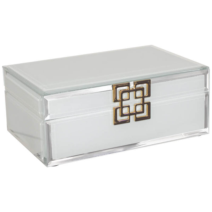 WHITE ACCESSORY BOX 20X13X8CM TRAN