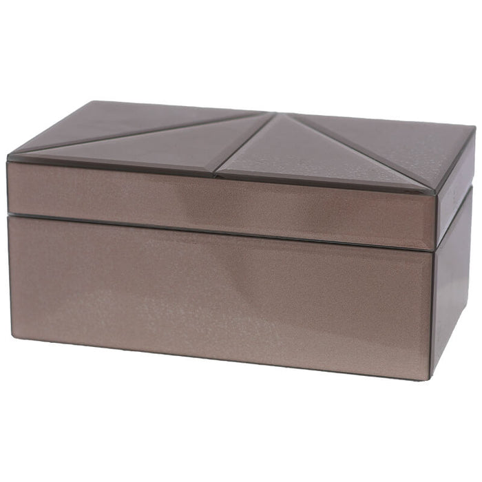BLUSH BRONZE BOX 20X12X9CM TRAN