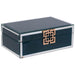 TEAL BLUE ACCESSORY BOX 20X13X8CM TRAN
