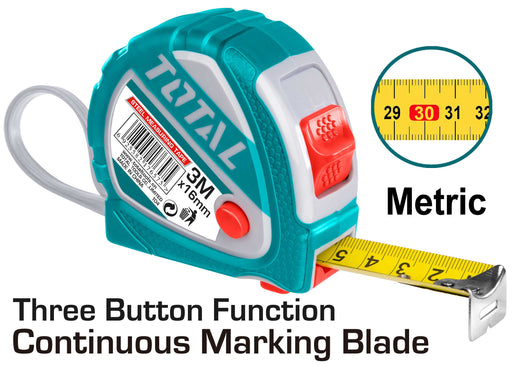 TOTAL TOOLS STEEL MEASURING TAPE 5M TOTAL TOOLS NAMIBIA