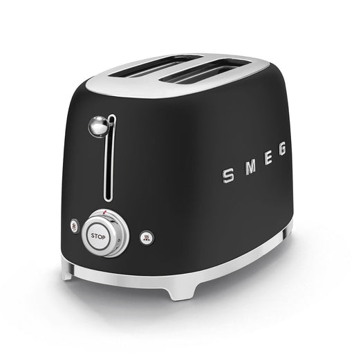 SMEG 2 SLICE RETRO TOASTER BLACK MATT SMEG