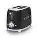 SMEG 2 SLICE RETRO TOASTER BLACK MATT SMEG