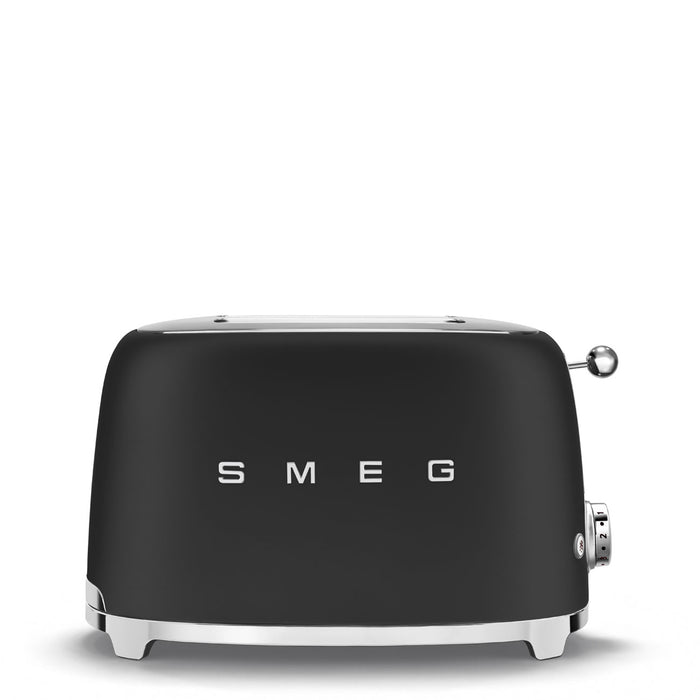 SMEG 2 SLICE RETRO TOASTER BLACK MATT SMEG