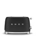 SMEG 2 SLICE RETRO TOASTER BLACK MATT SMEG
