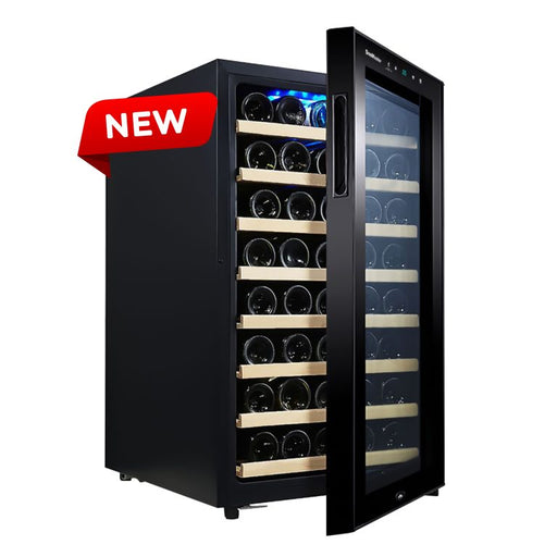 SNOMASTER 50 BOTTLR SINGLE ZONE WINE COOLER BLACK SNOW