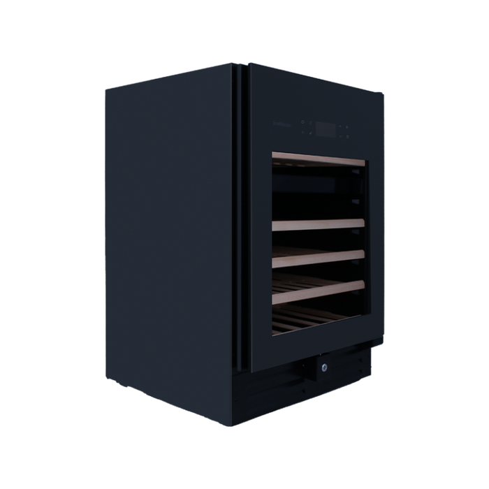 SNOMASTER 48 BOTTLE ZONE DUAL WINE COOLER-PRO SERIES BLACK SNOW