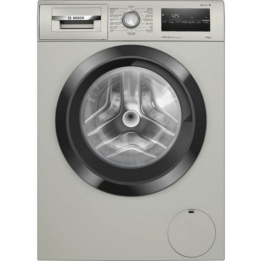 BOSCH 8KG F/L W/MACH SERIES 4 SILVER INOX BSH HOME APPLIANCES