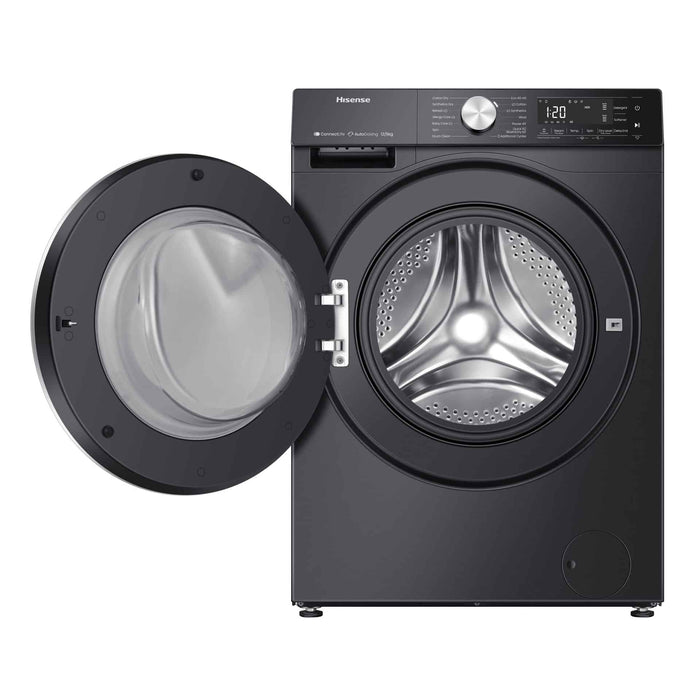 HISENSE 12KG/8KG 5S SERIES WASHER DRYER - PREMIUM BLACK