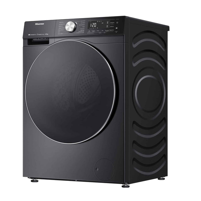 HISENSE 12KG/8KG 5S SERIES WASHER DRYER - PREMIUM BLACK