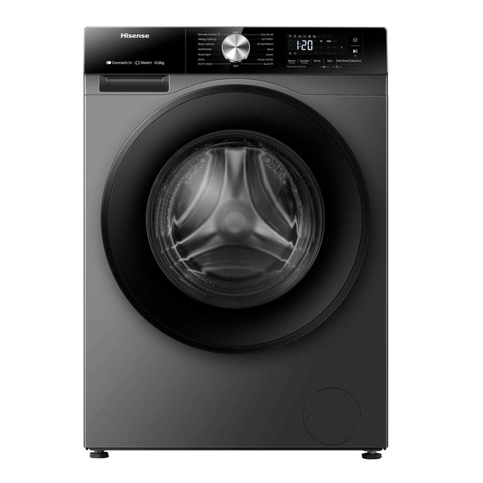 HISENSE 10.5KG FRONT LOADING W/M BLCK HISE