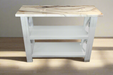 WHITE MARBLE RESIN CONSOLE STUDIO DI