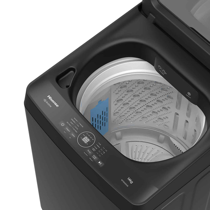 HISENSE 15KG TOP LOADER IBUBBLE - PREMIUM BLACK HISE