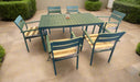 7 PieCE STRIPED OUTDOOR  Patio set