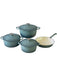 CH 7PCS CAST IRON POT SET - SEA SALT MABR