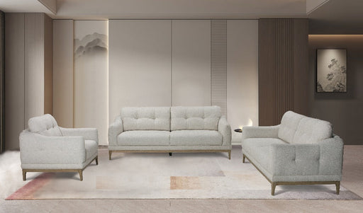 ZINZO 3.2.1 FABRIC LOUNGE SUITE GREY MING