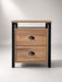 SAVANNA 2 DRAWER PEDESTAL COOL