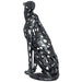 BLACK CHEETAH 43CM SCULPTURED TRAN