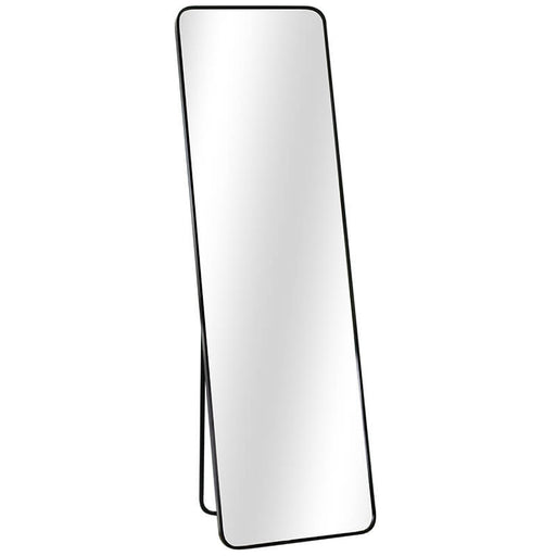 BLACK CHEVEL MIRROR 170X50CM TRAN